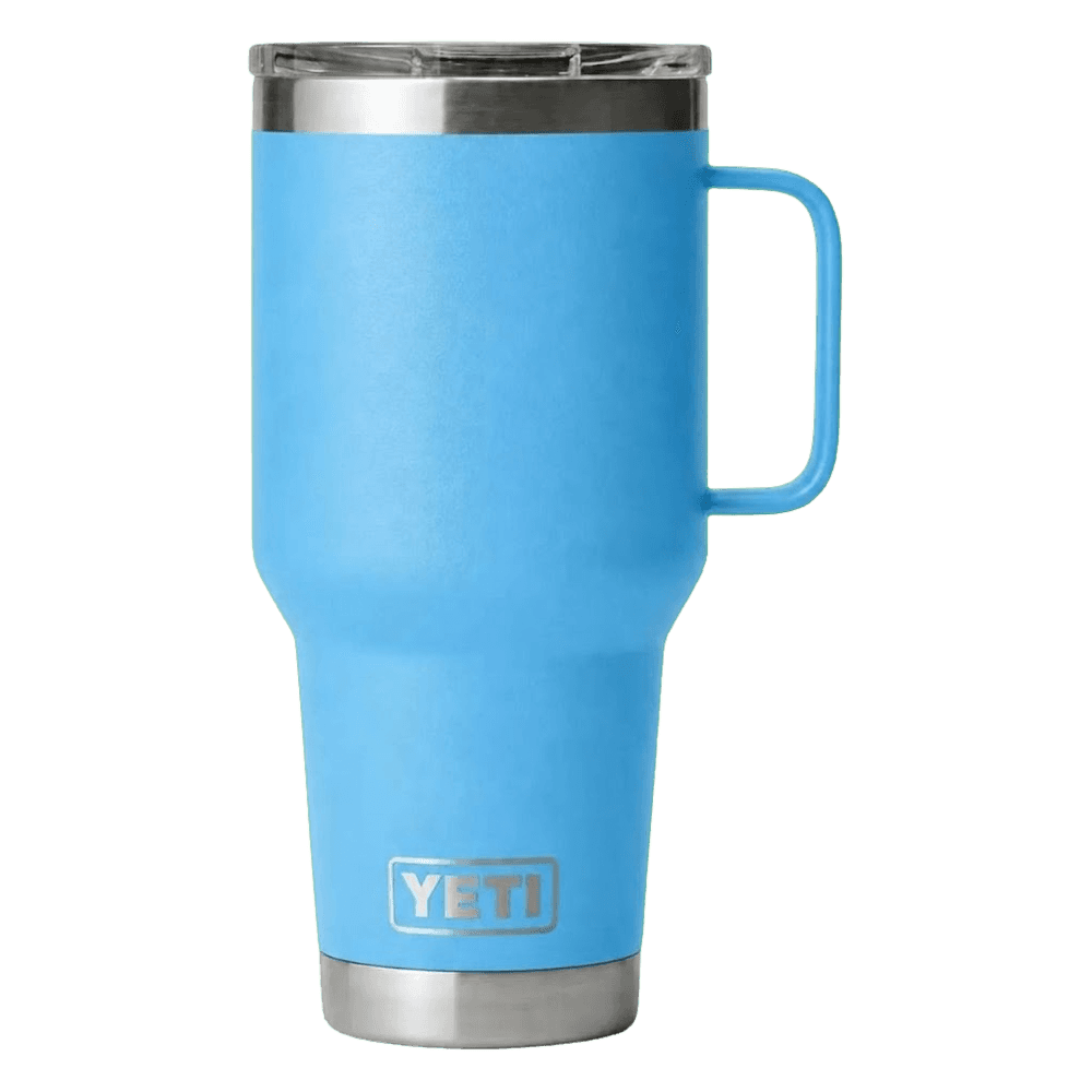 YETI Travel Mug 30oz color Big Sky Blue (Azul Cielo)