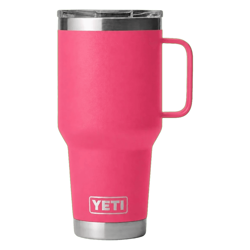 YETI Travel Mug 30oz color Tropical Pink (Rosa Mexicano)