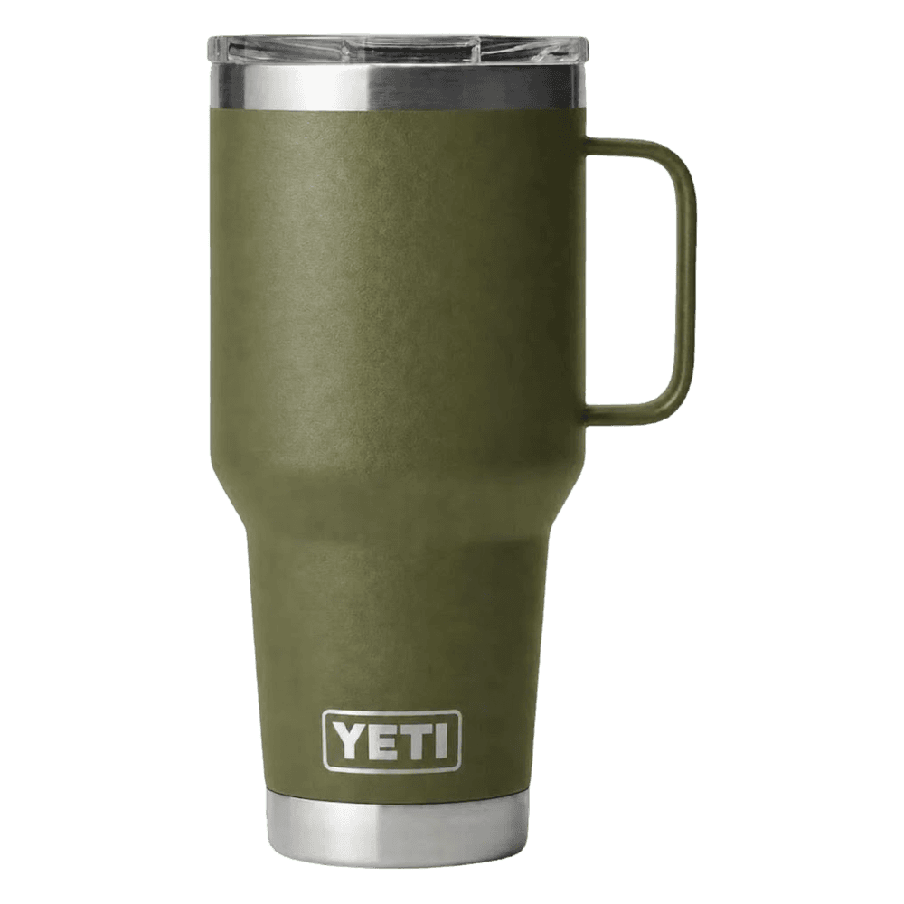 YETI Travel Mug 30oz color Highlands Olive (Verde Olivo)